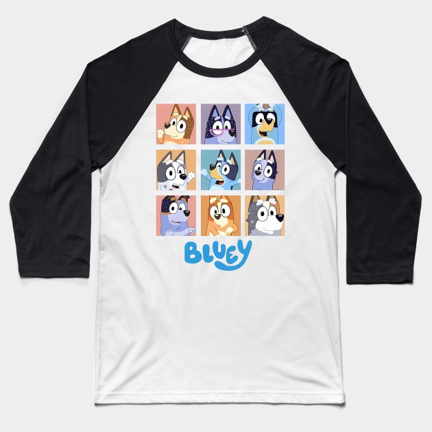 Bluey Colection Baseball T-Shirt by Inspire Gift